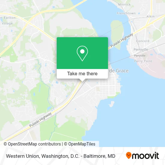 Western Union map