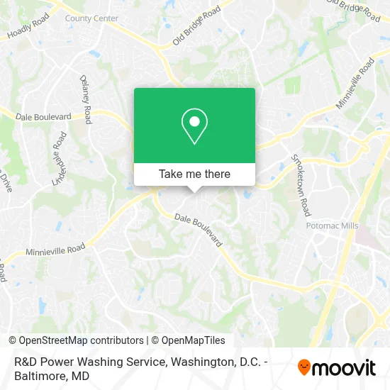R&D Power Washing Service map