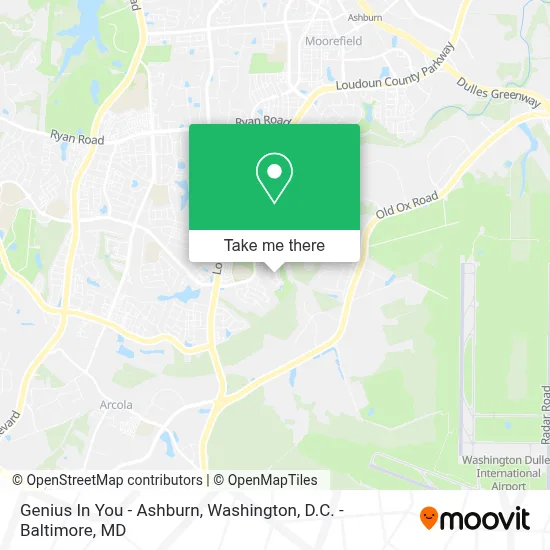 Genius In You - Ashburn map