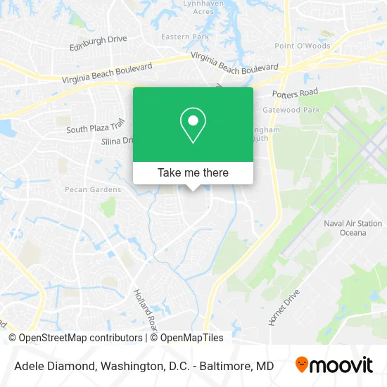 Adele Diamond map
