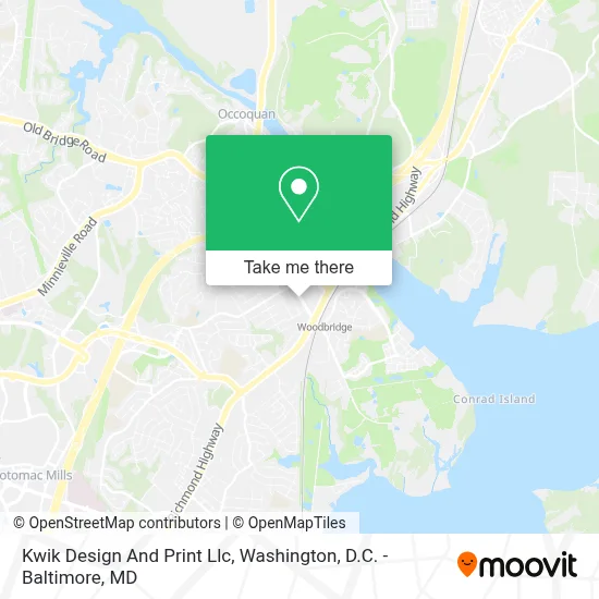 Kwik Design And Print Llc map