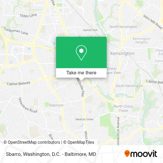Sbarro map