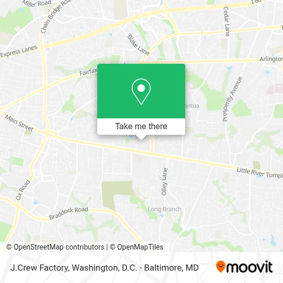 J.Crew Factory map