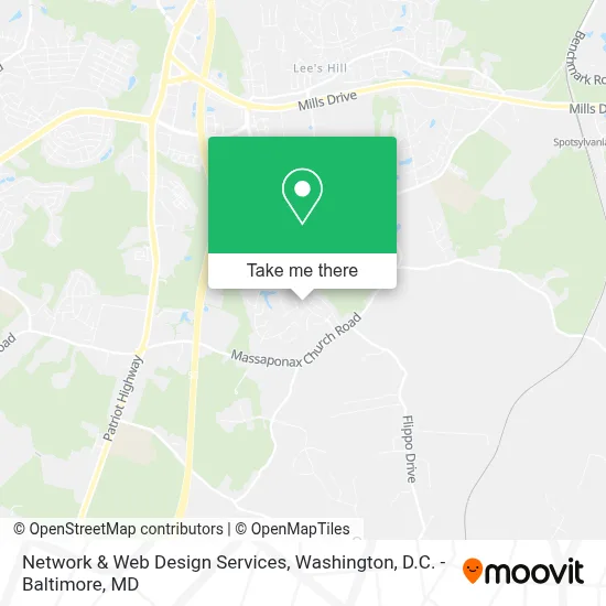 Network & Web Design Services map