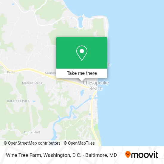 Wine Tree Farm map