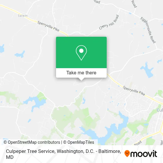 Culpeper Tree Service map