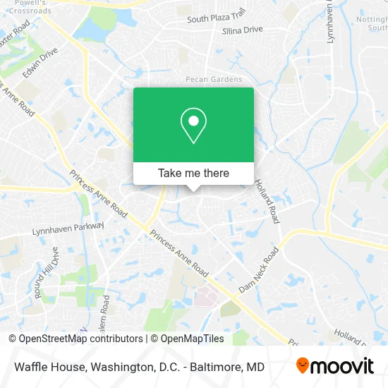 Waffle House map