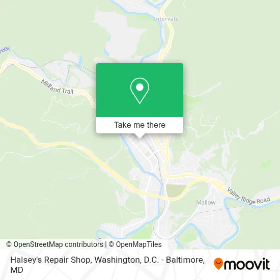 Halsey's Repair Shop map