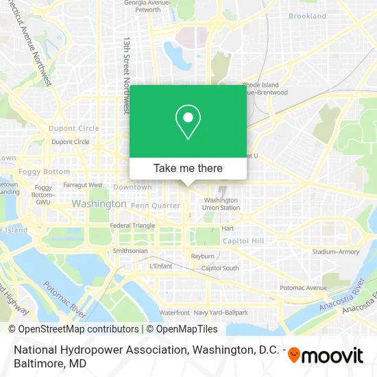 National Hydropower Association map