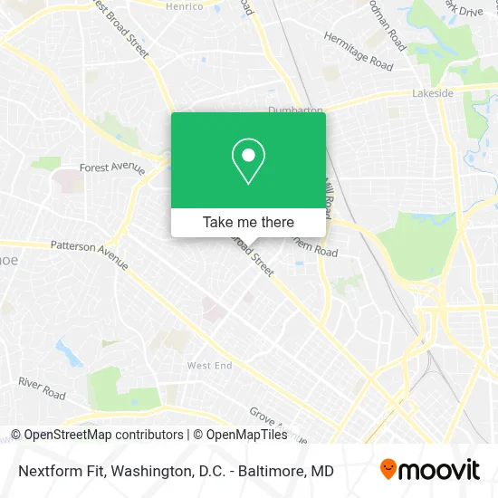 Nextform Fit map