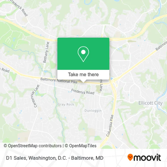 D1 Sales map