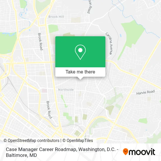 Case Manager Career Roadmap map