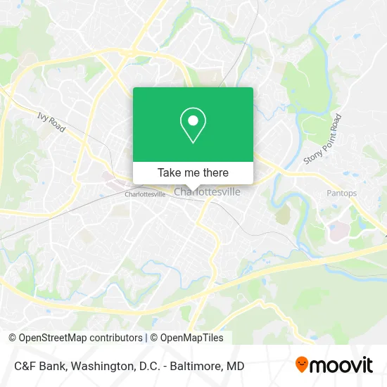 C&F Bank map