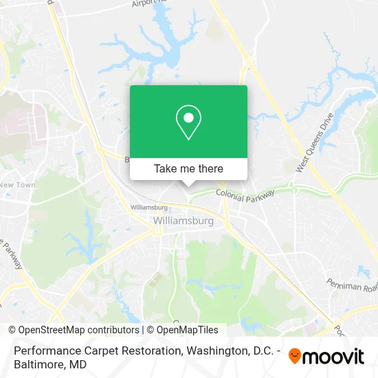 Performance Carpet Restoration map