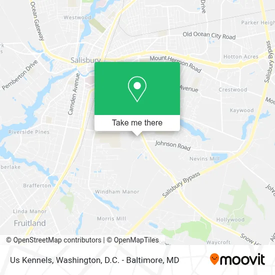 Us Kennels map