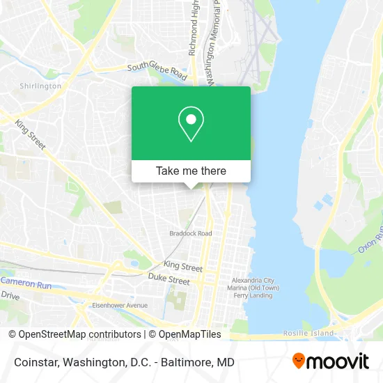Coinstar map