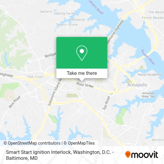 Smart Start Ignition Interlock map