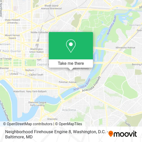 Neighborhood Firehouse Engine 8 map