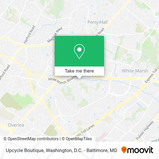 Upcycle Boutique map
