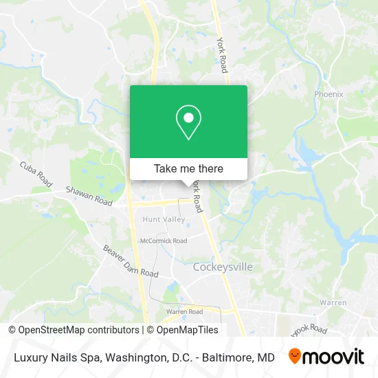 Luxury Nails Spa map