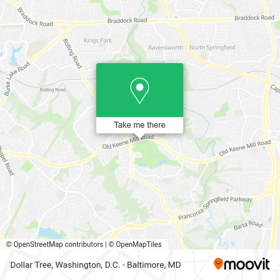 Dollar Tree map