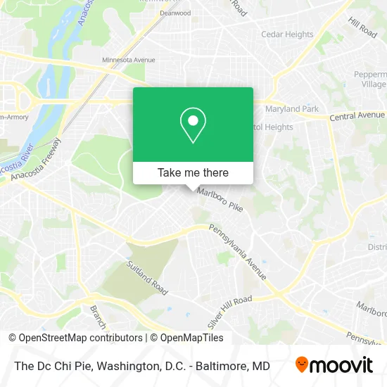 The Dc Chi Pie map