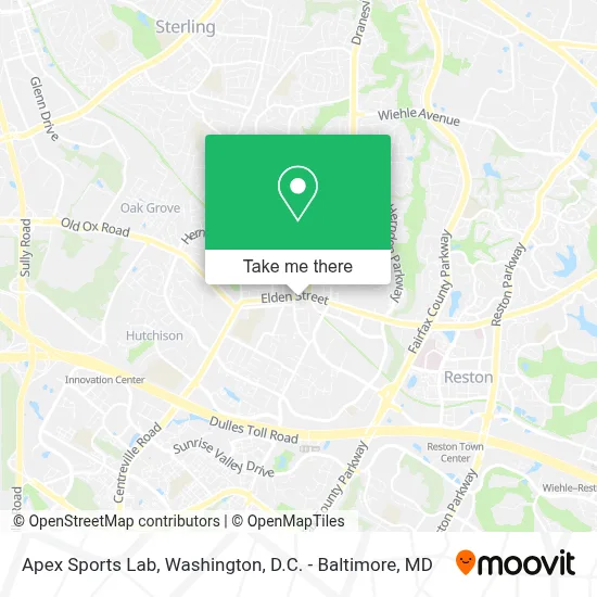 Apex Sports Lab map