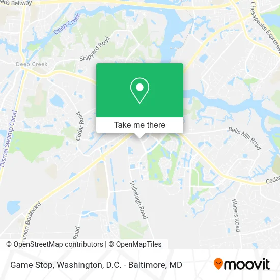 Game Stop map