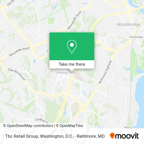 Tbc Retail Group map
