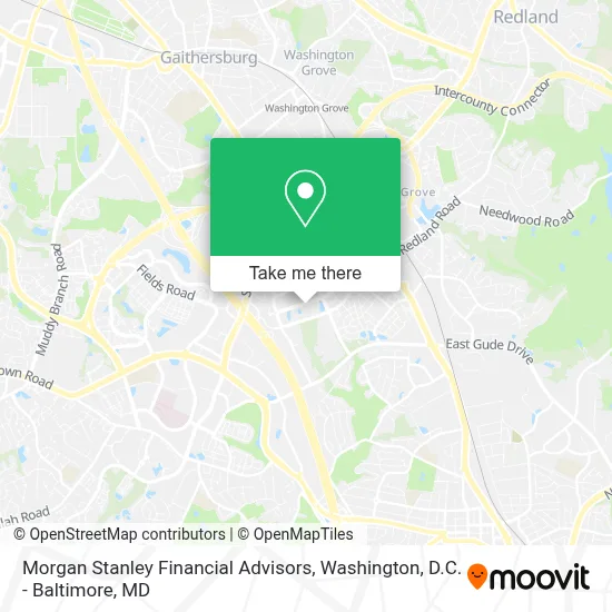 Mapa de Morgan Stanley Financial Advisors