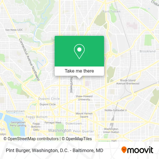 Plnt Burger map