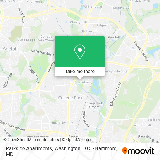 Parkside Apartments map