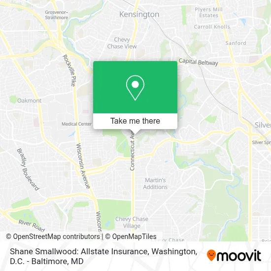 Shane Smallwood: Allstate Insurance map