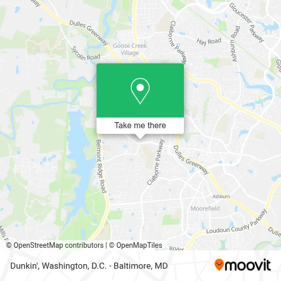 Dunkin' map