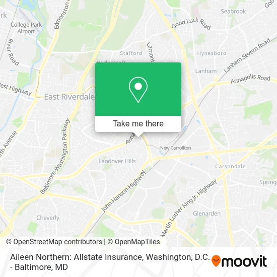 Aileen Northern: Allstate Insurance map