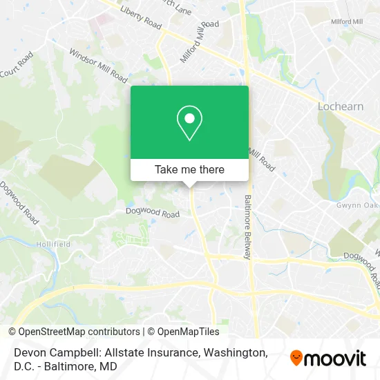 Devon Campbell: Allstate Insurance map