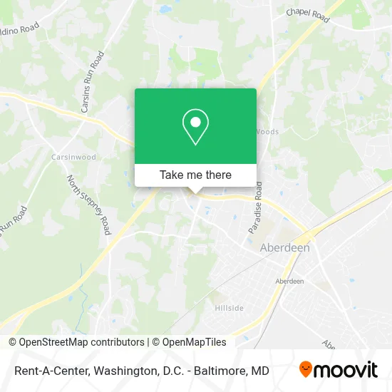 Rent-A-Center map