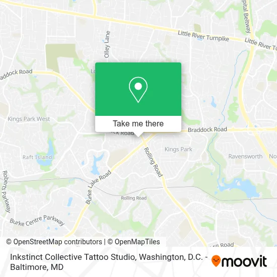Inkstinct Collective Tattoo Studio map