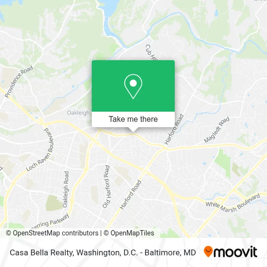 Casa Bella Realty map