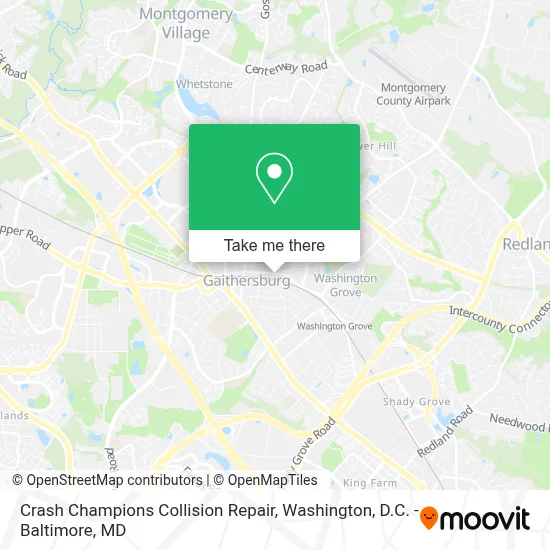 Crash Champions Collision Repair map