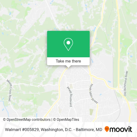 Walmart #005829 map