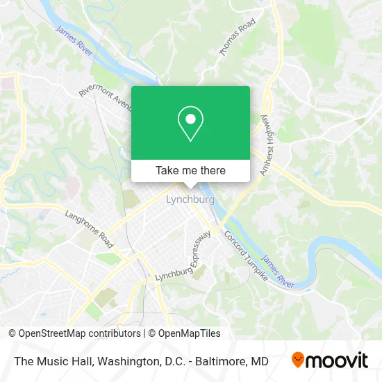 The Music Hall map