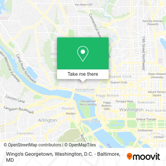 Wingo's Georgetown map