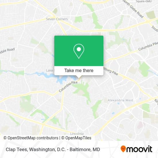 Clap Tees map