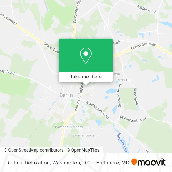 Radical Relaxation map