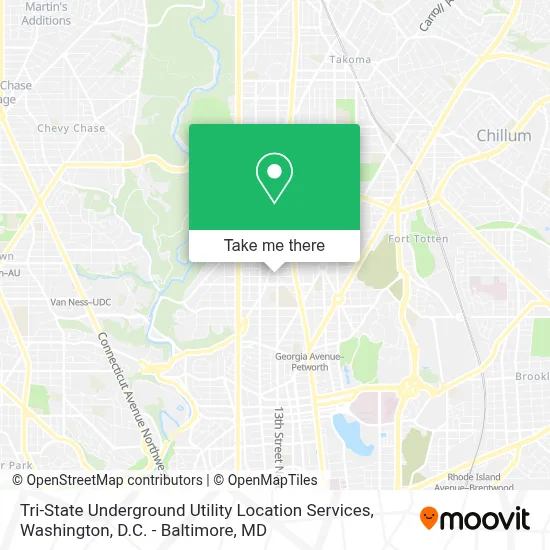Tri-State Underground Utility Location Services map