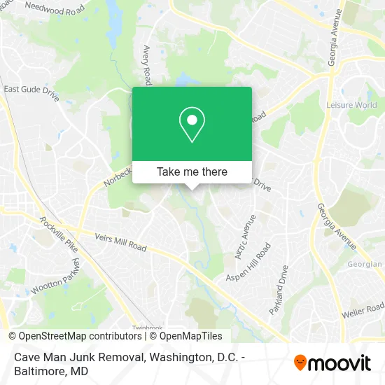 Cave Man Junk Removal map