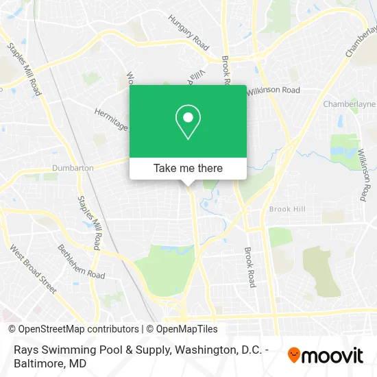 Rays Swimming Pool & Supply map