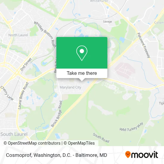 Cosmoprof map
