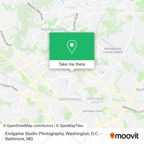 Endgame Studio Photography map